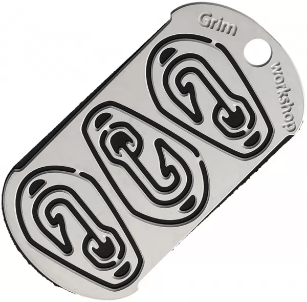 Grim Workshop Hook and Lure Fishing Dog Tag GRITAG007