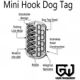 Grim Workshop Mini Hook Dog Tag GRITAG010