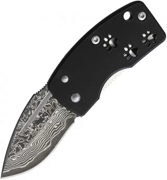 G.Sakai Money Clip Framelock Paw Black GS11668
