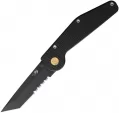 GT KNIVES Auto Button Lock Tanto Serrate - GT304