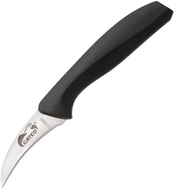 Gatco Curved Paring Knife Black knives GTC70005