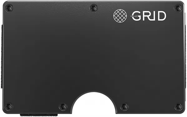 GRID Wallet Gunmetal Aluminum Wallet GWALUGM