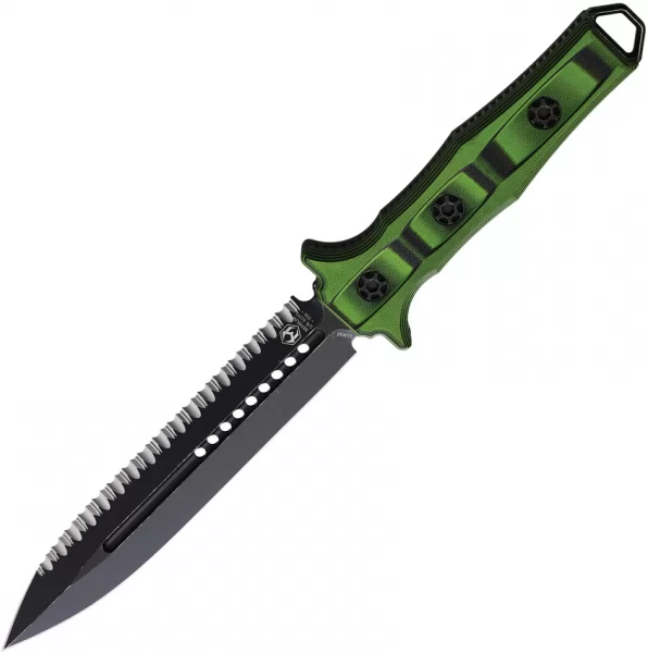 Heretic Knives Nephilim Fixed Blade Grn-Blk H0038CGRNBLK