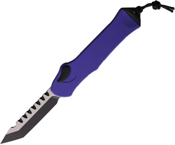Heretic Knives Auto Hydra OTF Tanto Purple H00610APU