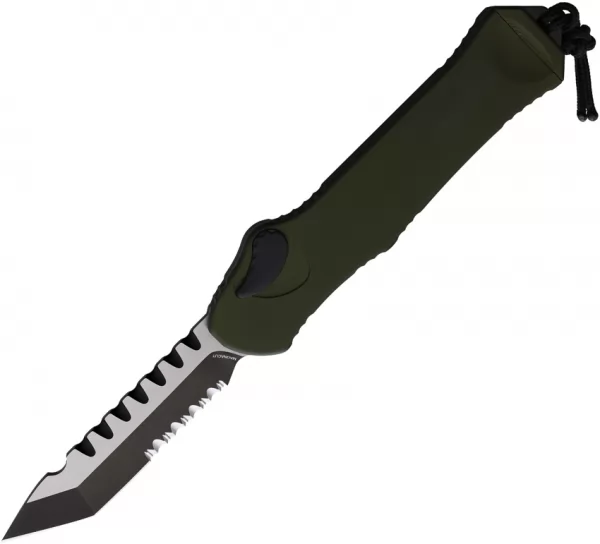 Heretic Knives Auto Hydra DLC OTF Black H00611BGRN