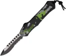Heretic Knives Auto Hydra OTF Recurve Camo - H00810BHCAMO