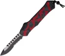 Heretic Knives Auto Hydra OTF Recurve Red - H00810BRCAMO
