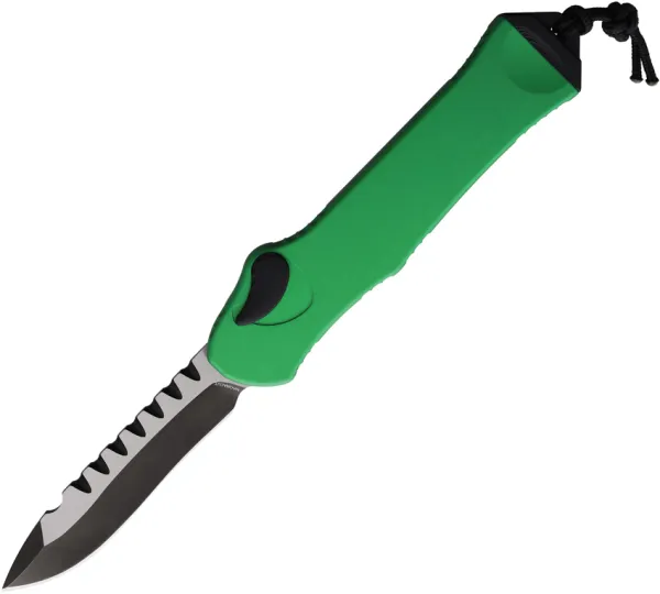 Heretic Knives Auto Hydra OTF Recurve Toxic H00811ATXGRN