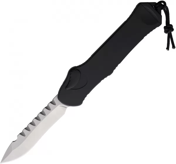 Heretic Knives Auto Hydra OTF Satin Recurve H0081A