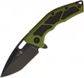 Heretic Knives Medusa Linerlock Black Cer - H0094AGRN