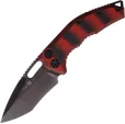 Heretic Knives Auto Medusa Button Lock Red - H0126AG10RD