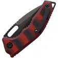 Heretic Knives Auto Medusa Button Lock Red H0126AG10RD