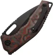 Heretic Knives Auto Medusa Button Lock RedCF H0126ARDCC