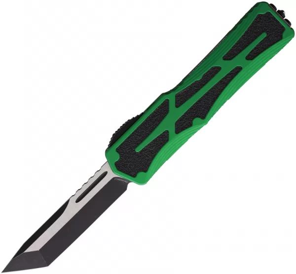 Heretic Knives Auto Colossus OTF Tanto Grn H04014ABRKGRN