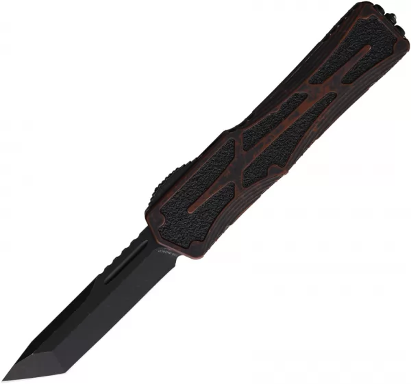Heretic Knives Auto Colossus OTF Tanto Black H0408ABRKRB