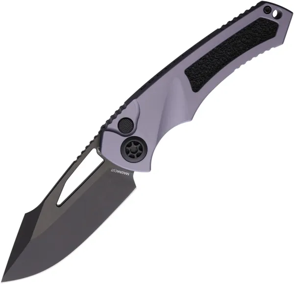 Heretic Knives Pariah Button Lock DLC Gray H0466AGRY