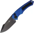 Heretic Knives Auto Pariah Button Lock Blue - H0486ABLU