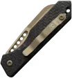 Heretic Knives Auto Jinn Button Lock CF Brz H1137ACF