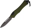 Heretic Knives Auto Hydra V4 OTF DLC OD Green - H4076AGRN