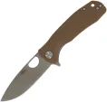 Honey Badger Knives Large Linerlock DP Tan D2 - HB1010