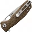 Honey Badger Knives Small Linerlock Tan HB1022
