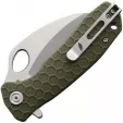 Honey Badger Knives Medium Claw Linerlock Grn HB1123