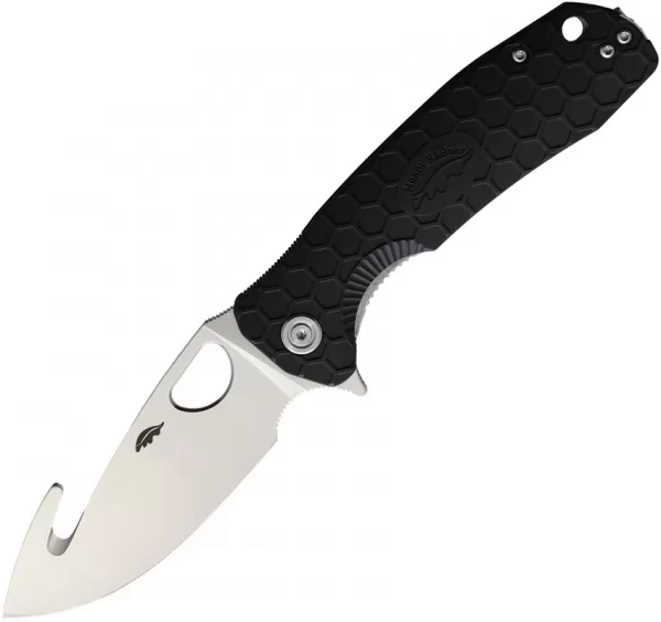 Honey Badger Knives Large Hook Linerlock Black HB1251