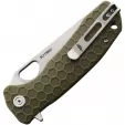 Honey Badger Knives Large Leaf Linerlock Green HB1290