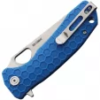 Honey Badger Knives Large Leaf Linerlock Blue HB1291
