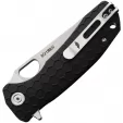 Honey Badger Knives Medium Leaf Linerlock Black HB1298