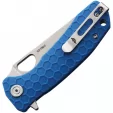 Honey Badger Knives Medium Leaf Linerlock Blue HB1301