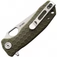 Honey Badger Knives Small Leaf Linerlock Green HB1310