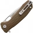 Honey Badger Knives Large Linerlock Tanto Tan HB1322