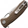 Honey Badger Knives Small Linerlock Tan HB1342