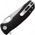 Honey Badger Knives Medium Leaf Linerlock Black HB1386