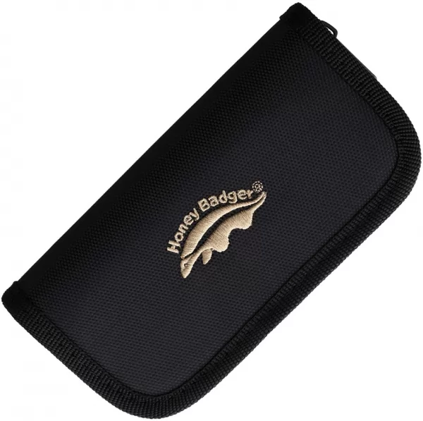 Honey Badger Knives Zipper Pouch Black HB4009