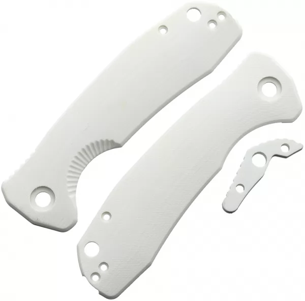 Honey Badger Knives Large Linerlock Handle White HB4021