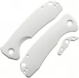 Honey Badger Knives Large Linerlock Handle White - HB4021