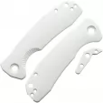 Honey Badger Knives Medium Linerlock Handle Wht - HB4041