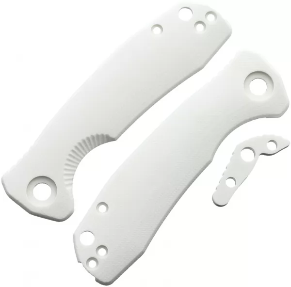 Honey Badger Knives Small Linerlock Handle Wht HB4061