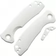 Honey Badger Knives Small Linerlock Handle Wht - HB4061