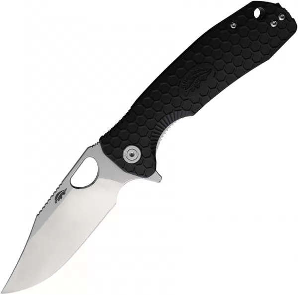 Honey Badger Knives Large Linerlock Clip Black HB4063