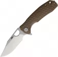 Honey Badger Knives Medium Linerlock Clip Tan - HB4070