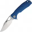 Honey Badger Knives Small Linerlock Clip Blue - HB4078