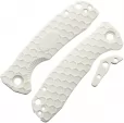 Honey Badger Knives Medium Linerlock Handle White - HB5035