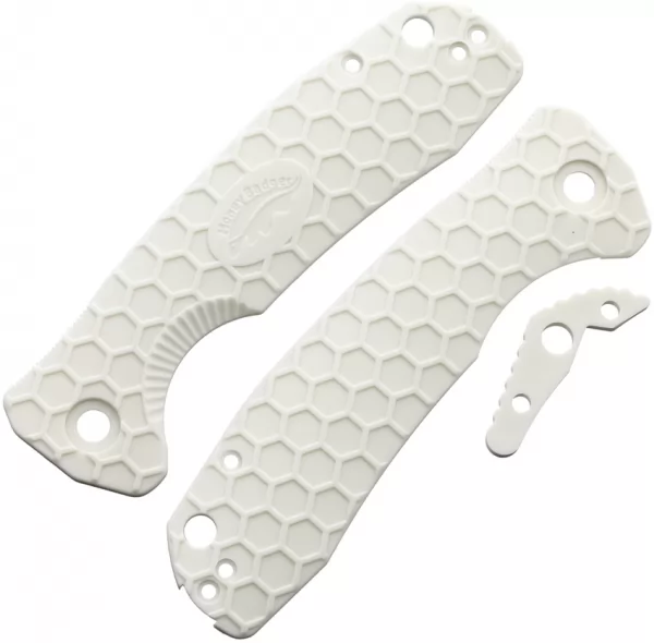 Honey Badger Knives Large Linerlock Handle White HB5036