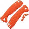 Honey Badger Knives Small Linerlock Handle Orange - HB5037
