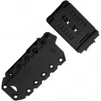 Halfbreed Blades Compact Field Knife PVD DP HBBCFK01BLK