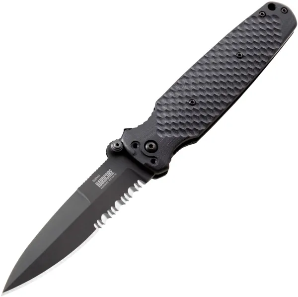 Hardcore Hardware Australia HHA Covert 01 Linerlock BlkBlk HBBCOVERT01BKBK