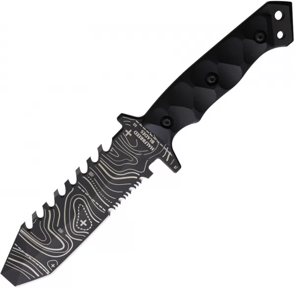 Halfbreed Blades Emergency Rescue Knife Topo HBBERK01TOPO